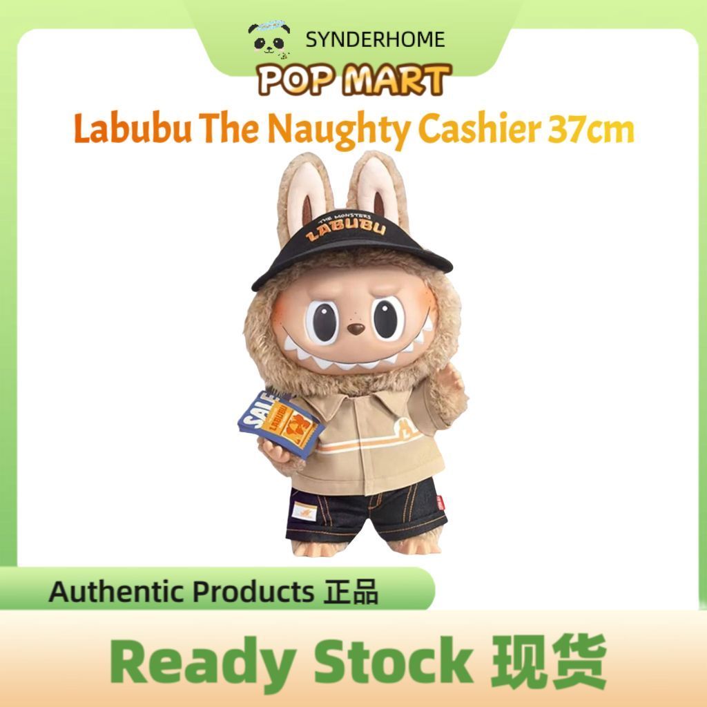 [100% Authentic] Labubu The Naughty Cashier Big Doll 37cm