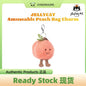 [100% Authentic] JELLYCAT Amuseable Peach Bag Charm Plush Pendant