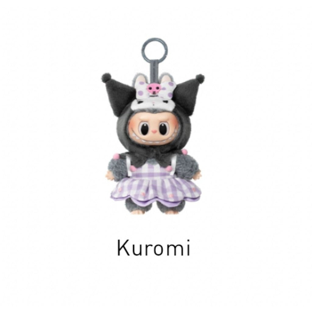 [100% Authentic] Labubu x Sanrio Family Characters Plush Pendant