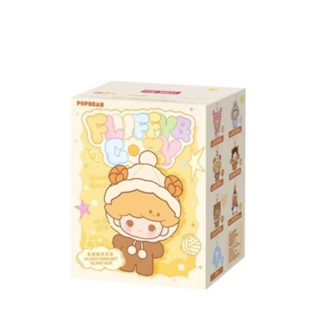 [100% Authentic] POP BEAN Fluffy & Cozy Series Plush Pendant