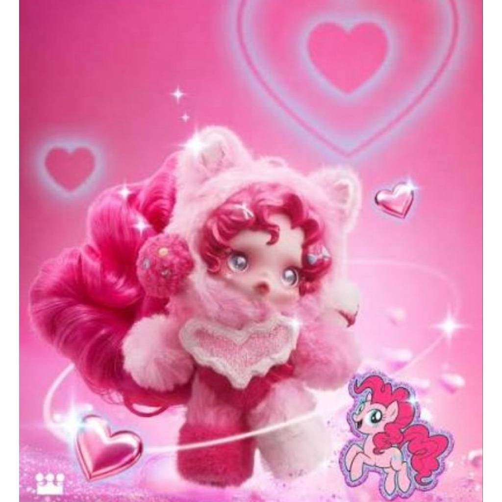[100% Authentic] SKULLPANDA x My Little Pony Series Plush Pendant