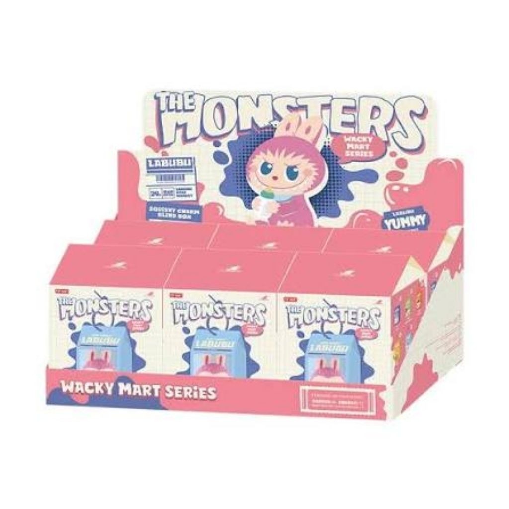 [100% Authentic] The Monsters Labubu Wacky Mart Squishy Charm Blind Box