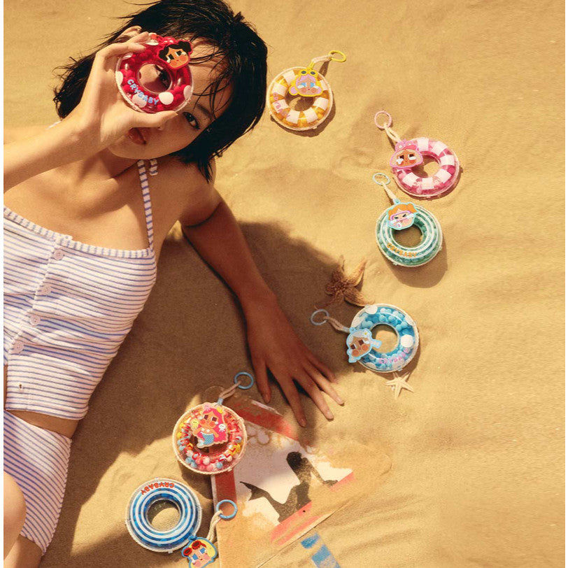 [100% Authentic] Crybaby Vacation Mode On Series Swimming Tube Plush Pendant