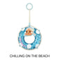 [100% Authentic] Crybaby Vacation Mode On Series Swimming Tube Plush Pendant