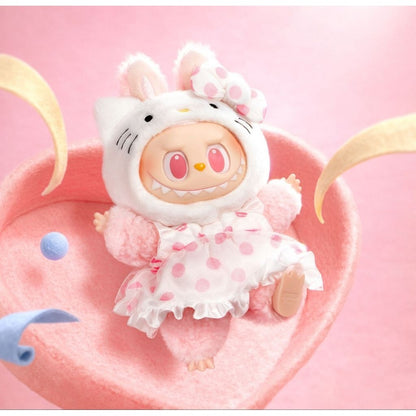[100% Authentic] Labubu x Sanrio Family Characters Plush Pendant