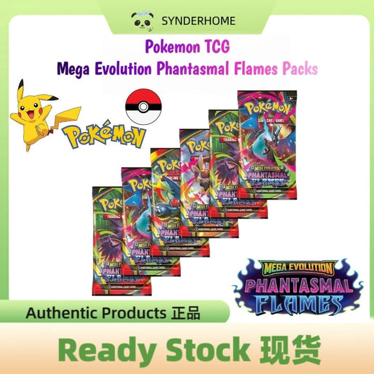 [100% Authentic] Pokemon TCG: Mega Evolution - Phantasmal Flames Booster Pack