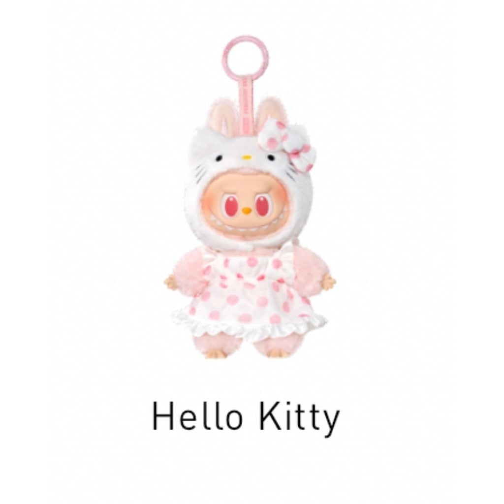 [100% Authentic] Labubu x Sanrio Family Characters Plush Pendant