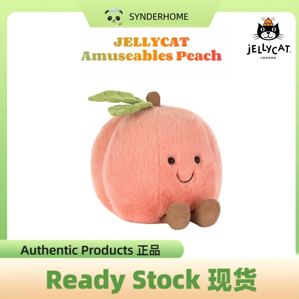 [100% Authentic] JELLYCAT Amuseables Peach Plush Doll