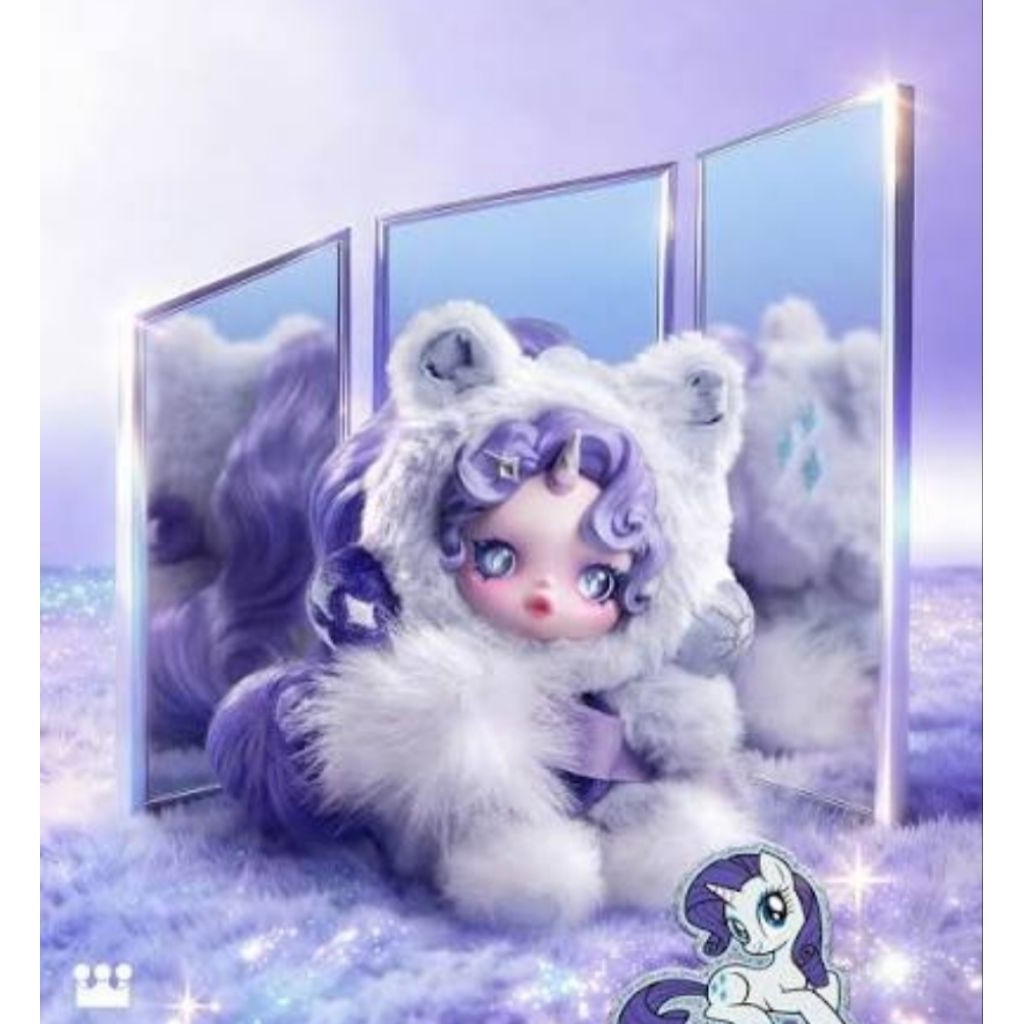 [100% Authentic] SKULLPANDA x My Little Pony Series Plush Pendant