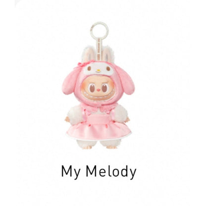 [100% Authentic] Labubu x Sanrio Family Characters Plush Pendant
