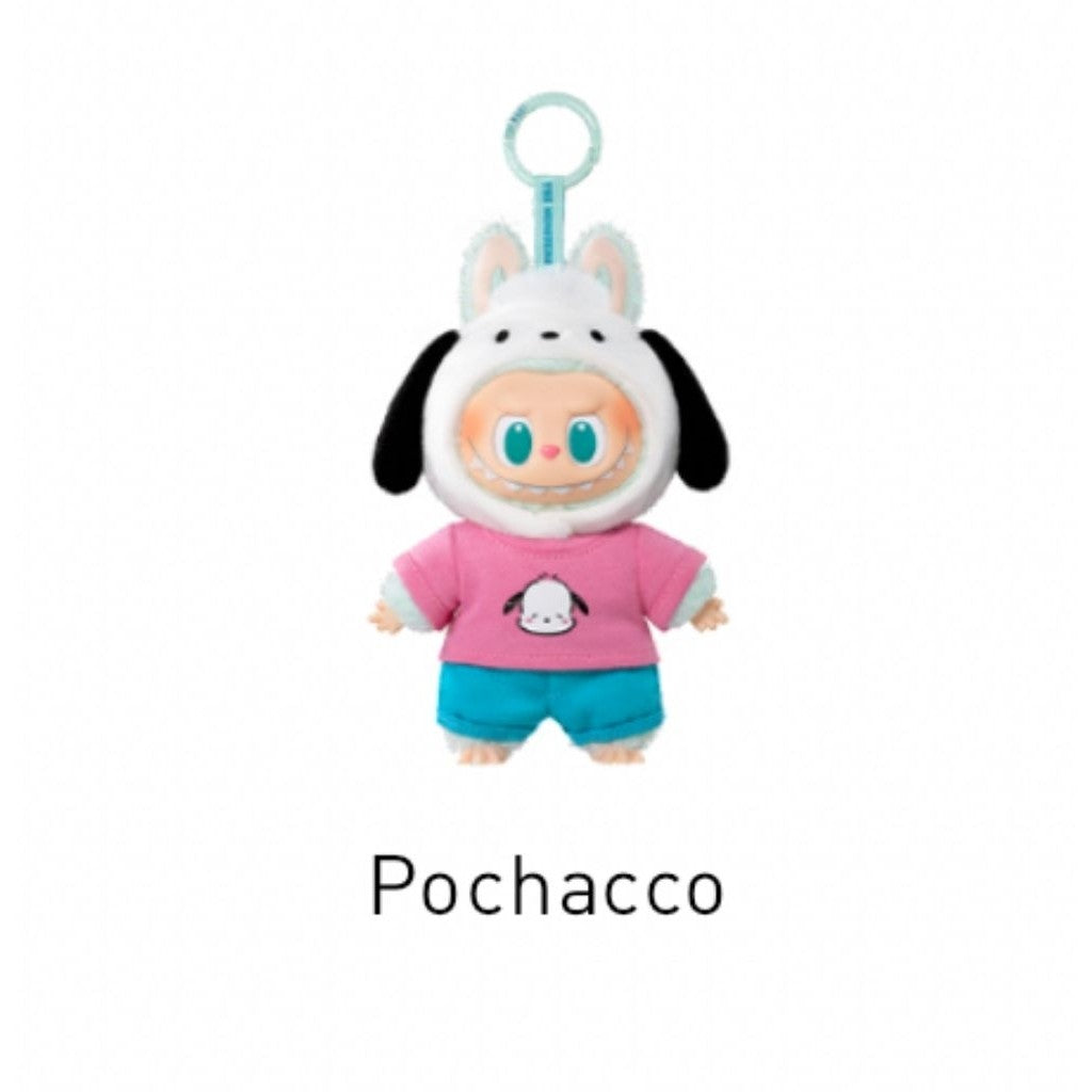 [100% Authentic] Labubu x Sanrio Family Characters Plush Pendant