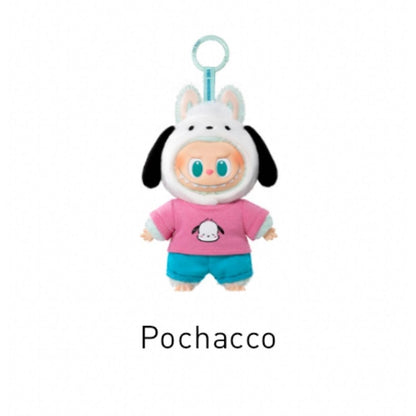 [100% Authentic] Labubu x Sanrio Family Characters Plush Pendant