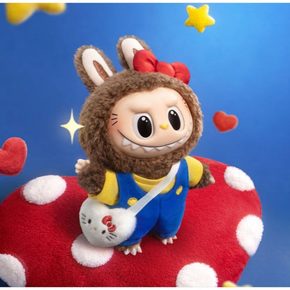 [100% Authentic] Labubu x Sanrio Family Characters Plush Pendant