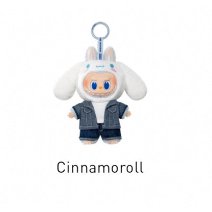 [100% Authentic] Labubu x Sanrio Family Characters Plush Pendant