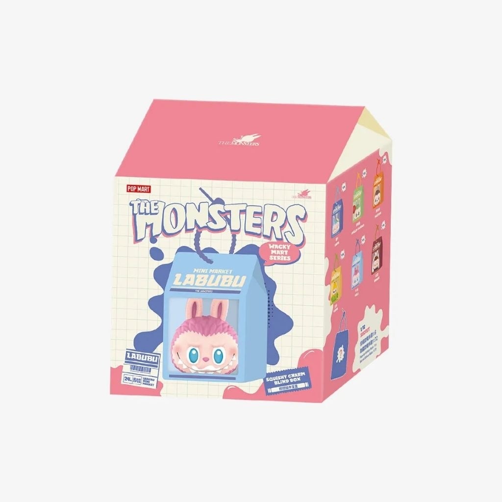 [100% Authentic] The Monsters Labubu Wacky Mart Squishy Charm Blind Box