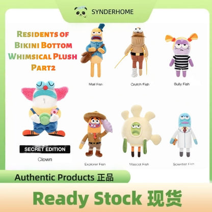 [100% Authentic] Residents of Bikini Bottom - Whimsical Plush Part 2